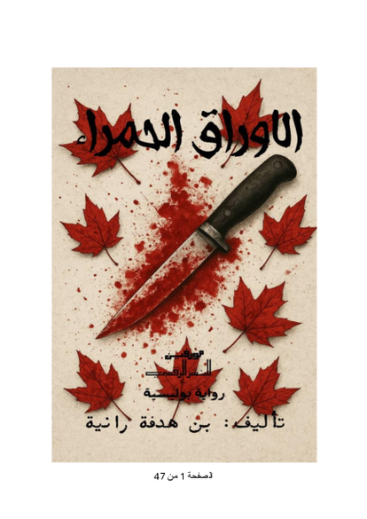 الأوراق الحمراء صورة كتاب