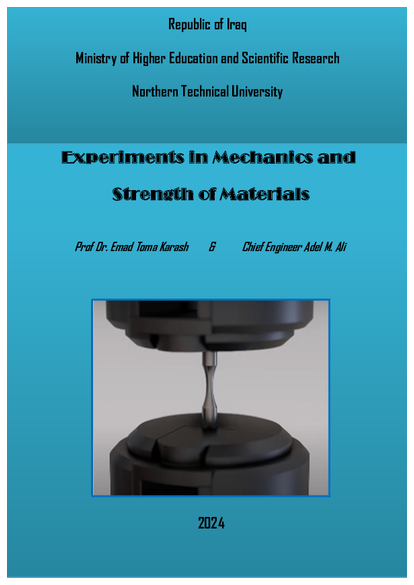 Experiments in Mechanics and  Strength of Materials صورة كتاب